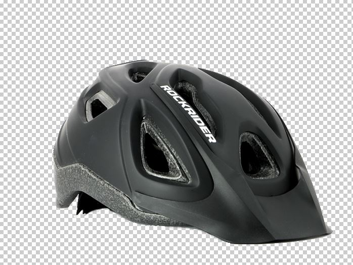 Packshot d'un casque de vélo - photo sur fond transparent pour le e-commerce